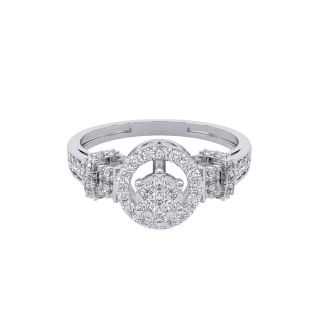 Grace Round Diamond Engagement Ring